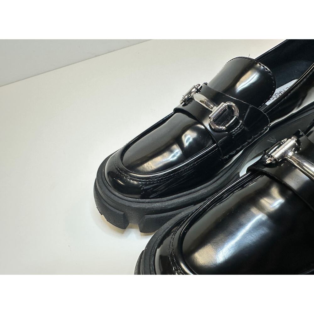 Steve Madden Platform Horse Bit Trifecta Loafers Shoes Sz 8.5 - Picture 9 of 13